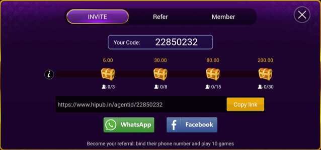 Invite Friends And Earn Money in the Rummy Pub