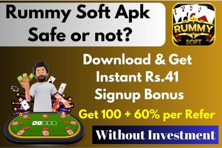 Rummy Soft App Download Bonus ₹20 Withdraw ₹100-