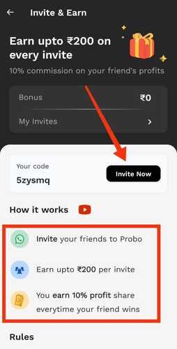 probo app download refer and earn